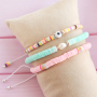 Create the cutest anklets and necklaces with the colourful Katsuki disc beads 