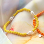 Make colourful bracelets with acrylic beads!