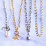 Create stylish necklaces and accessories with stainless steel belcher chains! 