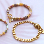 Get creative with rondelle and disc beads in beautiful fall colours