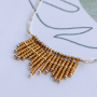 This is the way to make beautiful necklaces and earrings with Miyuki seed beads