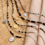 Here is how you make trendy necklaces with DQ European metal beads and charms