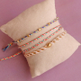 Get creative with this trendy cord braided in cheerful colours