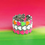 This is how you wear these bright coloured stainless steel rings