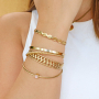 How to style these beautiful stainless steel bracelets