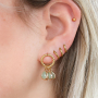 Create stylish earrings with stainless steel earrings with pin