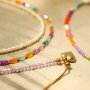 Get creative with top faceted beads bicone and tube