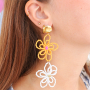 Get creative with earring components with glass seed beads