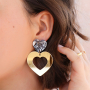 How to use Plexx flowers and hearts in eye-catching earrings