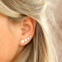How to present stainless steel earrings with freshwater pearls
