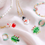 Get creative with glass charms, polymer beads and wooden beads