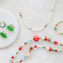 Get creative with glass charms, polymer beads and wooden beads