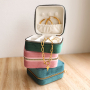 Handy compact jewellery travel case and travel box