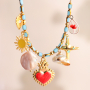 Summer jewellery Inspiration with DQ metal charms with enamel