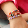 Get inspired! Making bead bracelets with a colourful twist.