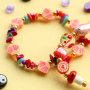 Get inspired! Making bead bracelets with a colourful twist.