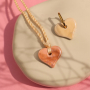 Create unique earrings, necklaces, and bracelets with DQ Greek ceramic heart
