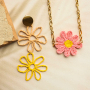 Design necklaces, earrings, and rings with raffia pendants and findings