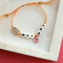 Summer bracelets inspiration with ceramic letter beads