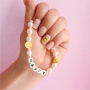 Summer bracelets inspiration with ceramic letter beads