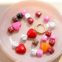Colourful jewellery inspiration with acrylic beads