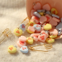 Create joyful bag decorations with Christmas resin pendants