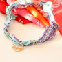 Create colourful necklaces and bracelets with bandana ribbon