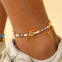 Create summer anklets with stainless steel beads