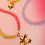 Inspiration for colourful jewellery with sparkling resin beads