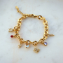 Create stylish necklaces and bracelets with Brass TQ metal charms and connectors