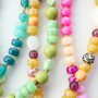 Jewellery making with acrylic beads
