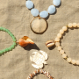 New shell charms for your summer collection