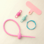 Mix findings for keychains & phone cords 