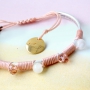 With these natural jade stone  beads you can make beautiful bracelets in trendy spring colours