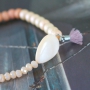 These beachy jewellerys can be made with our new pearl shine glassbeads!