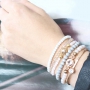 Be inspired by our fun and cute bracelets with trendy top faceted beads!