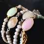Gorgeous jewellery with semi-precious stone pendants as an eyecatcher