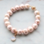 Classy earrings & bracelets made of freshwater pearls