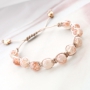 Gorgeous jewellery set in soft colours for a fresh new look with our transparent melange glass beads.