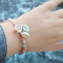 Complete your beach look with homemade jewellery made of bright coloured marvelous shell beads!