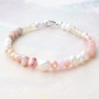 These freshwater pearl bracelets and necklaces are so feminine