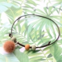 Get creative! Wooden beads with a twist in combination with DQ European leather and DQ European metal