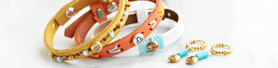 DQ European metal rose gold beads