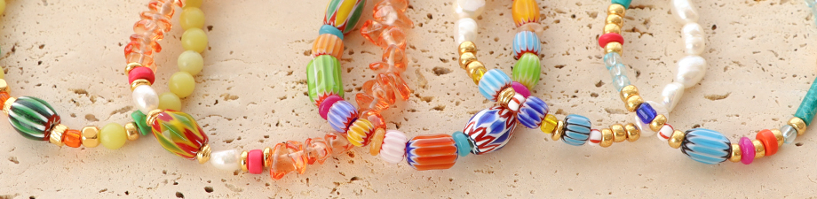 Millefiori beads