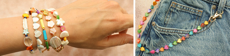 New collection shell beads: colourful and diverse! New collection shell beads: colourful and diverse!