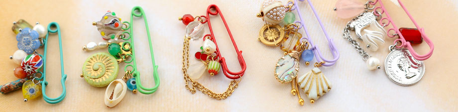 New collection of decorative pins with eyelets New collection of decorative pins with eyelets