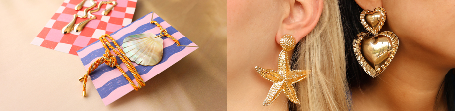 New collection of trendy earrings