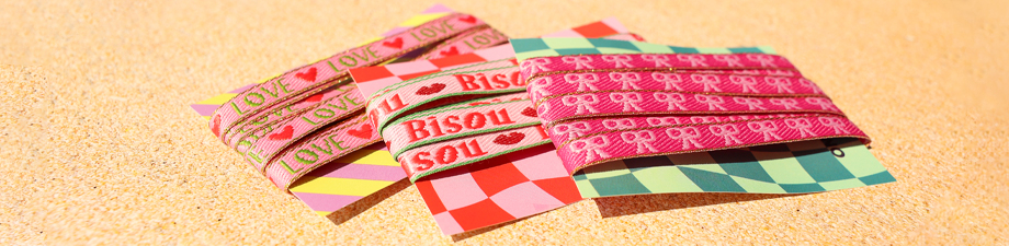 New BY31&reg; ribbon text and smart bead stoppers