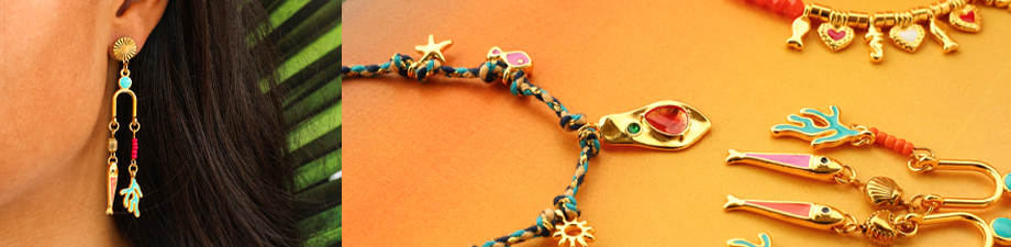 New! DQ metal charms with enamel