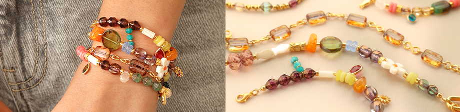 New collection of Czech pressed beads